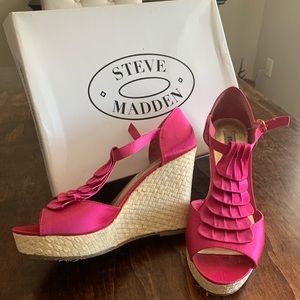 Steve Madden Pink Wedges